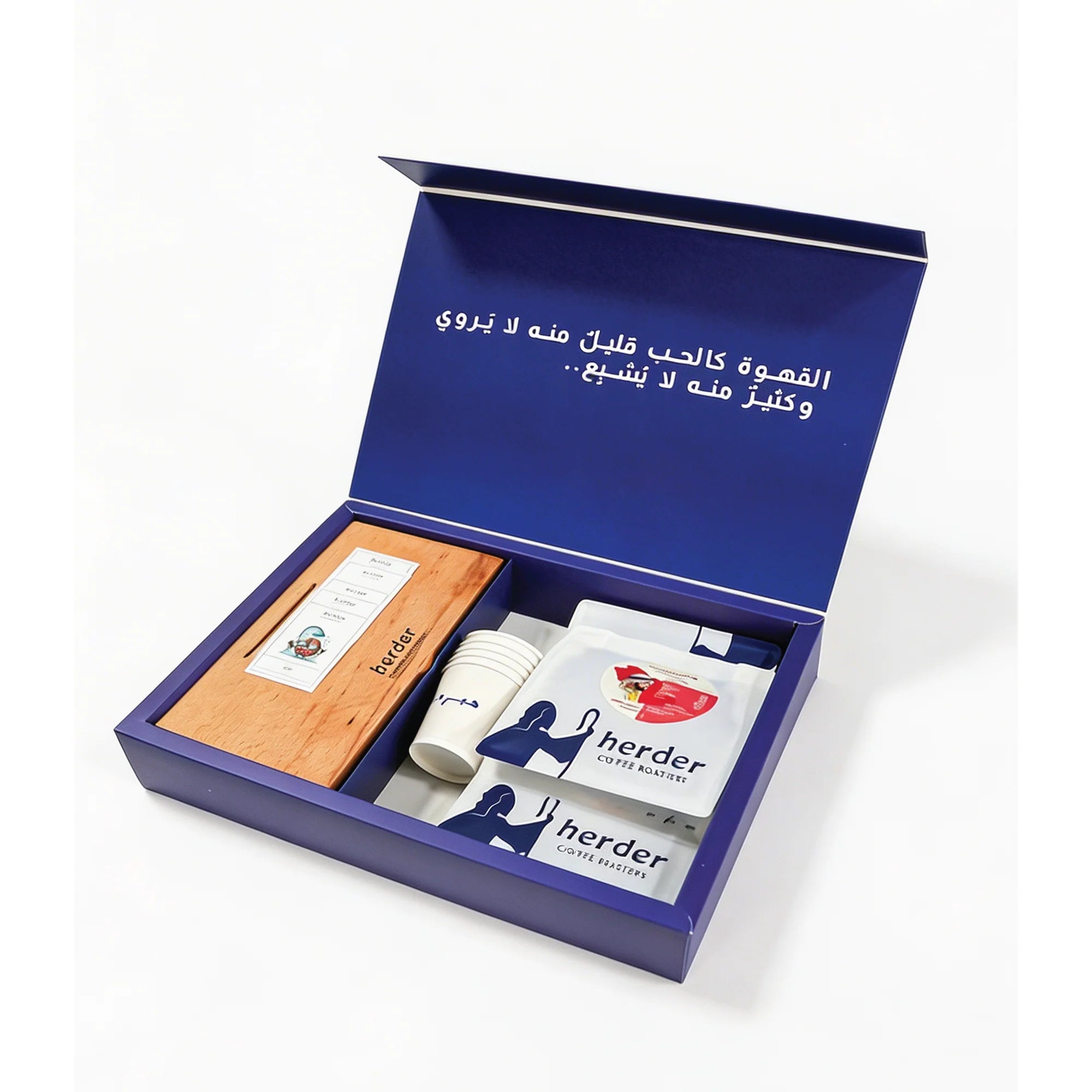 علبة قهوة إسبريسو من محمصة هيردر