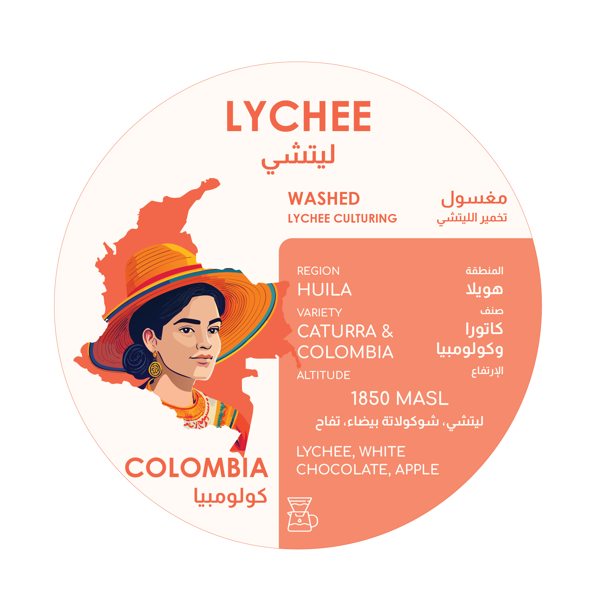 Herder Coffee Roastery Drip Coffee Lychee Pack