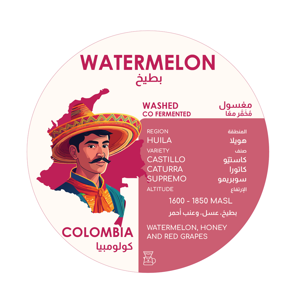 Herder Coffee Roastery Watermelon Colombia - Que Coffee